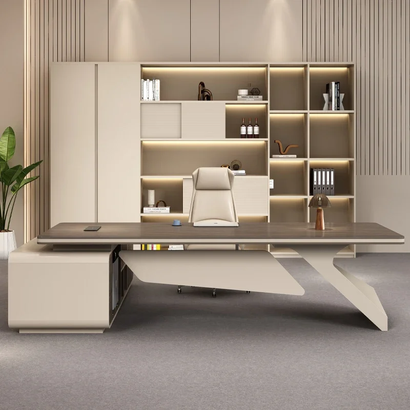 Home Office L Shaped Desk - Scrivania da ufficio gaming con cassetti