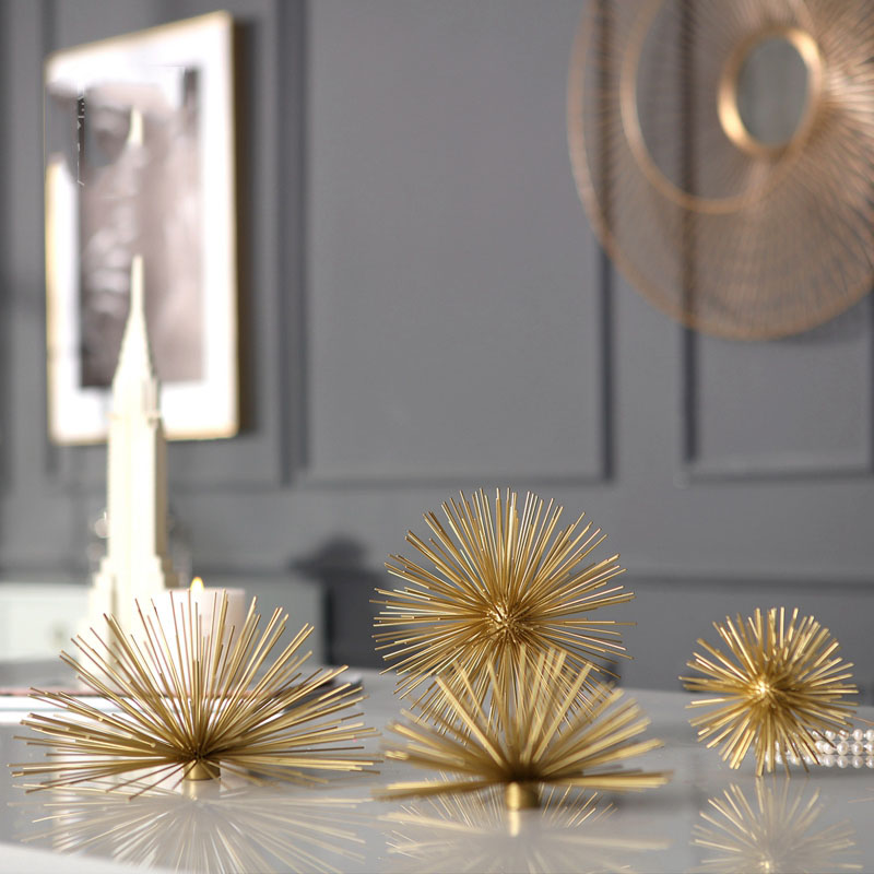 Home Office Layout - Moderne decorazioni da scrivania in metallo