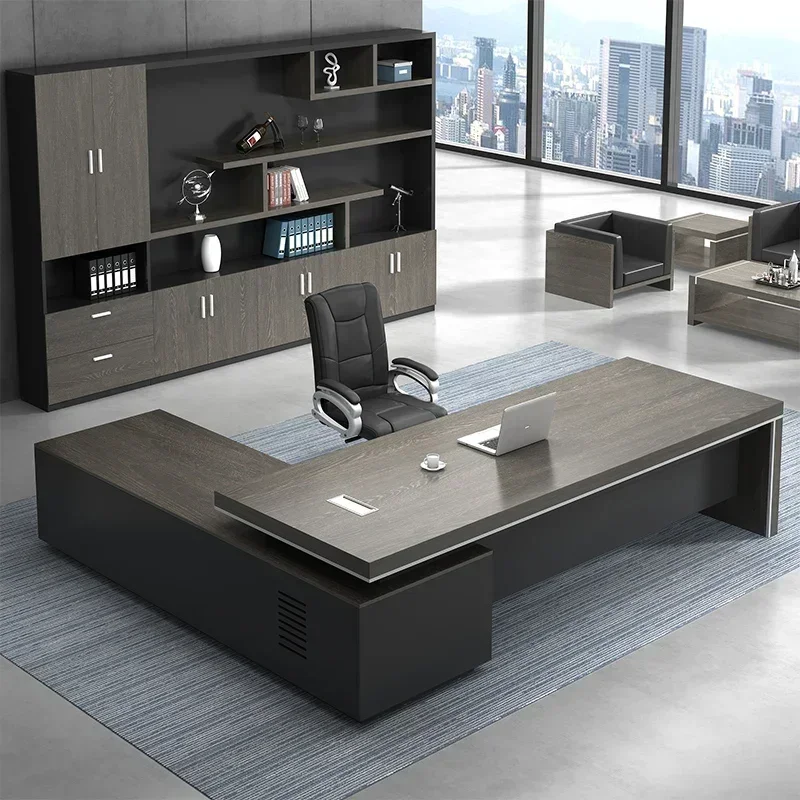 Home Office L Shaped Desk - Scrivania da ufficio Agenzie informatiche Scrivanie