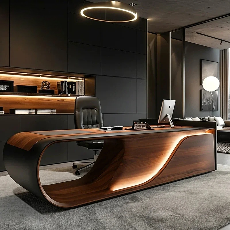 Home Office L Shaped Desk - Nuova scrivania direzionale di alta gamma