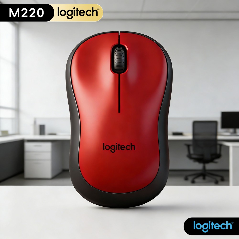 Home Office Layout - Mouse Silenzioso Logitech M220 con Dongle