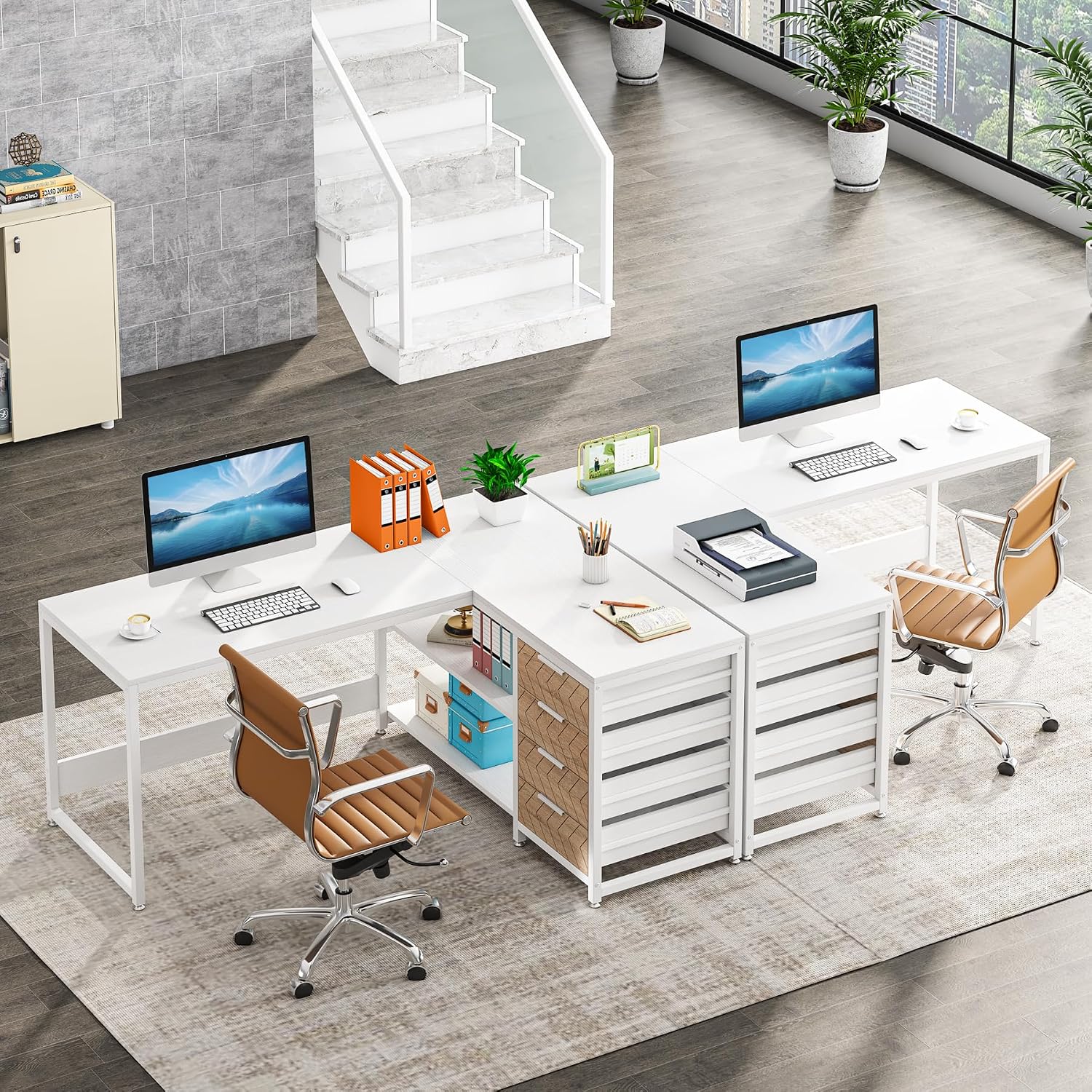 Scrivania per Computer a Forma - Home Office L Shaped Desk recensione e prezzo