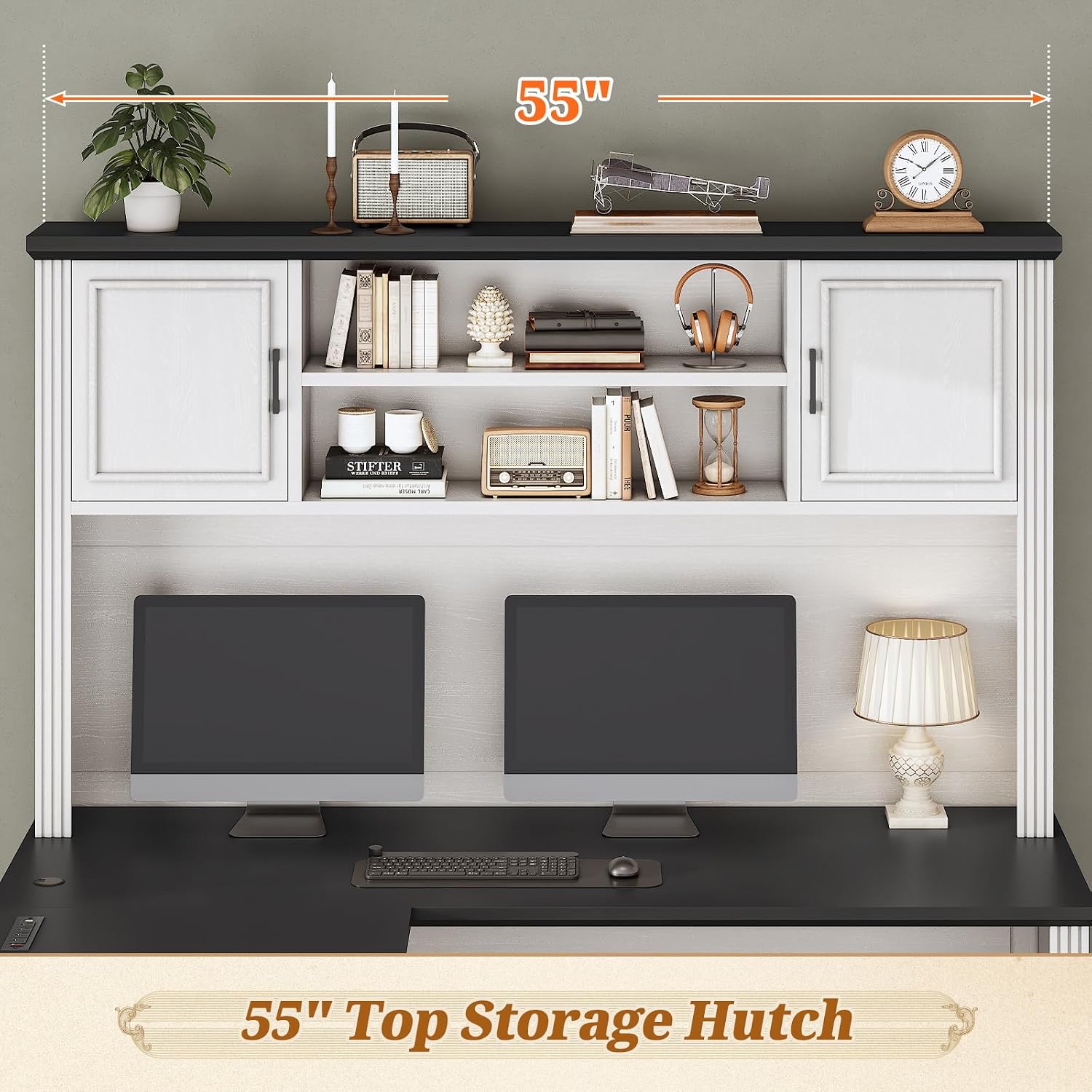 Scrivania a L con ripiano supe - Home Office L Shaped Desk recensione e prezzo