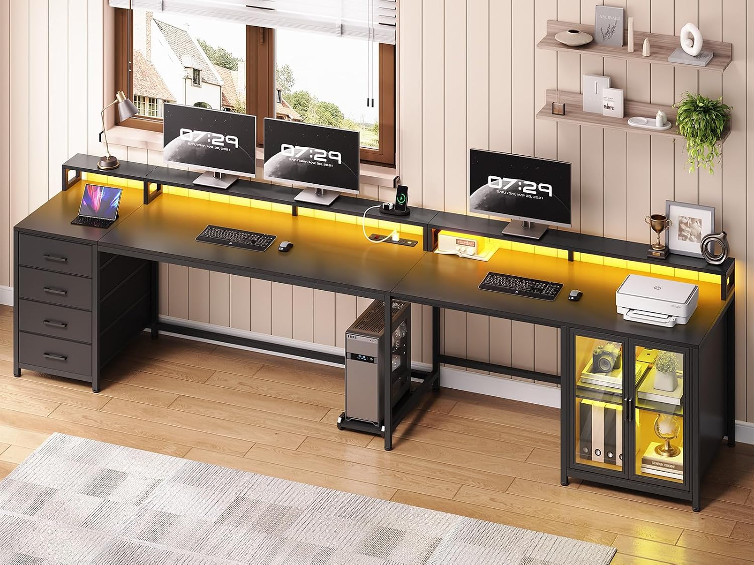 Scrivania da Gaming a L SEDETA - Home Office L Shaped Desk recensione e prezzo