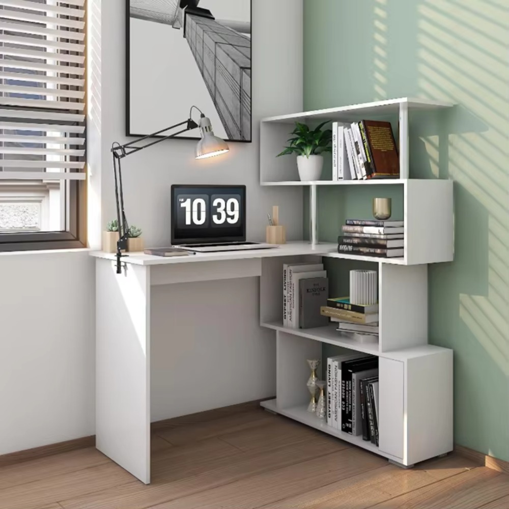 Scrivania a L con Libreria, Sc - Home Office L Shaped Desk recensione e prezzo