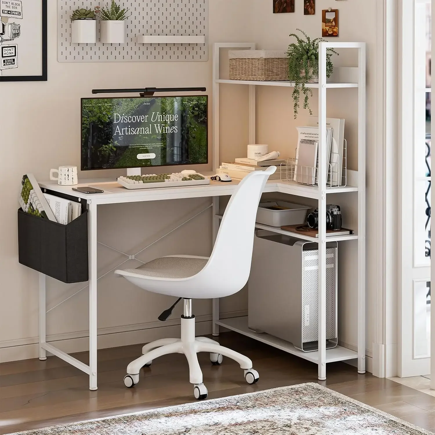 Scrivania a L da 47 Pollici co - Home Office L Shaped Desk recensione e prezzo