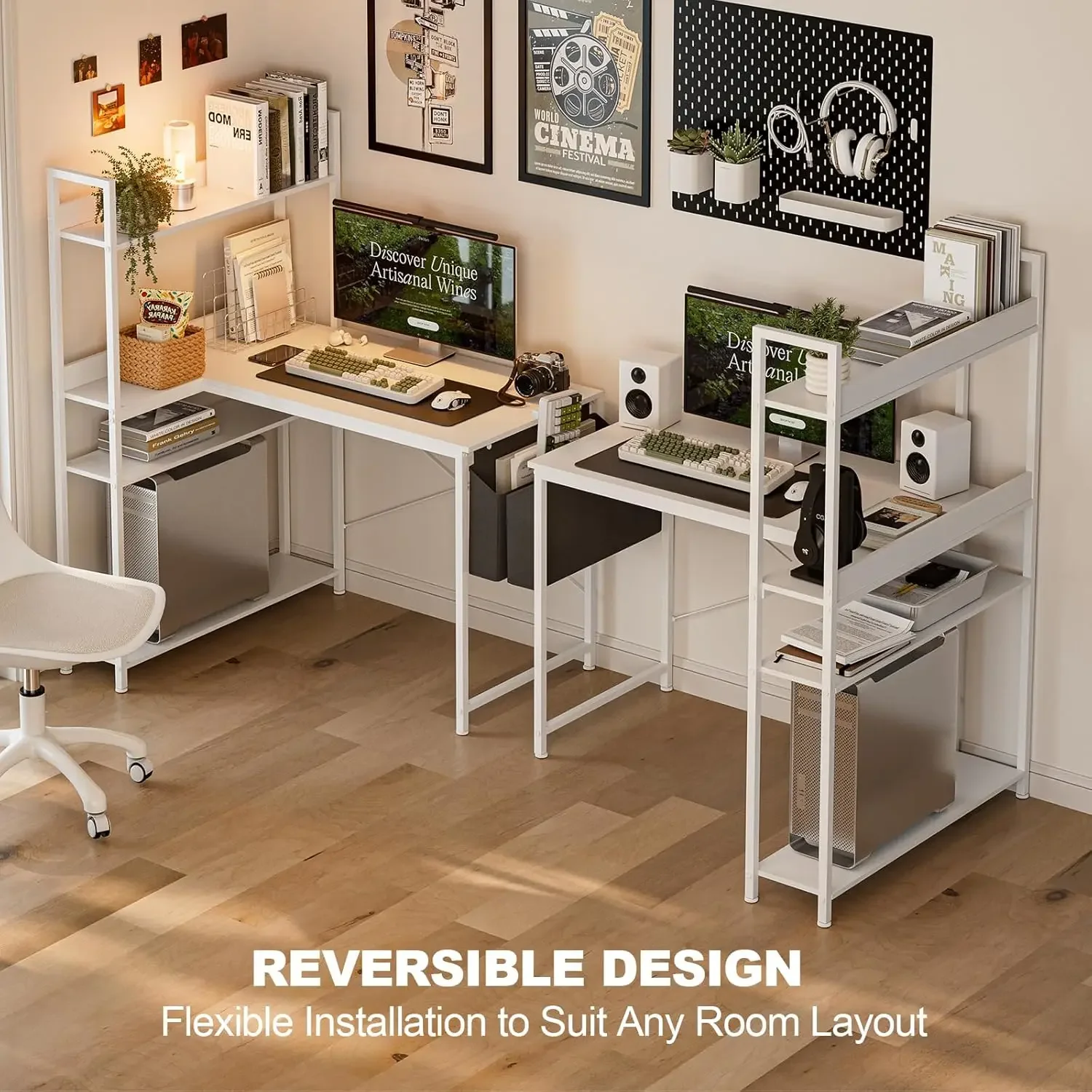 Scrivania a L da 47 Pollici co - Home Office L Shaped Desk recensione e prezzo