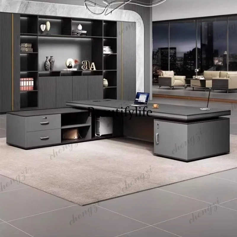 K178 Workstation Moderna, Scri - Home Office L Shaped Desk recensione e prezzo
